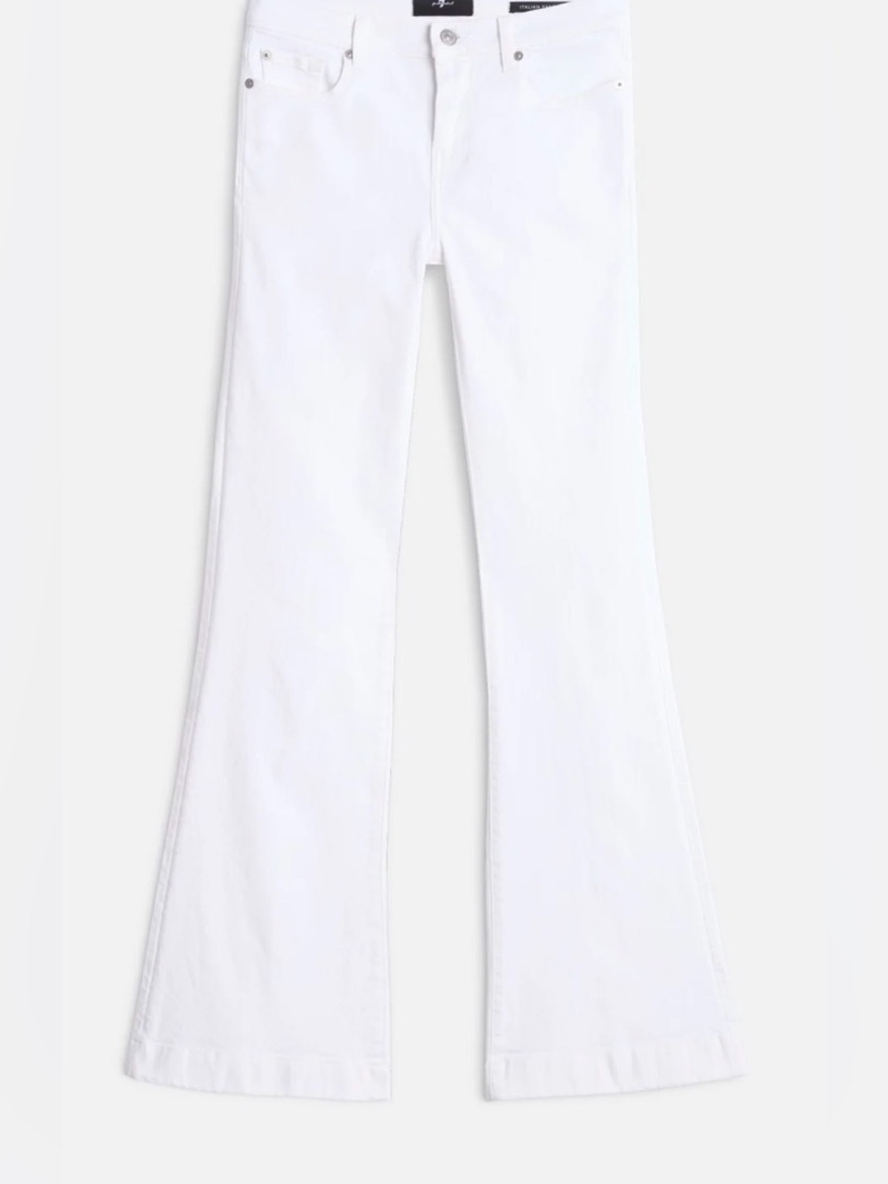7 For All Mankind White Flared  Jeans NEW never Worn or laundered. - Picture 4 of 11